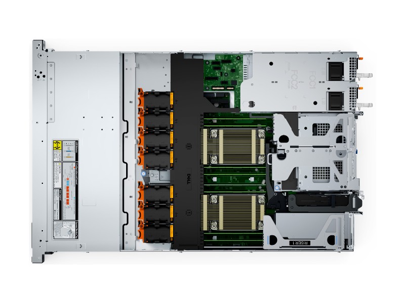 Máy chủ Dell PowerEdge R660xs (Intel Xeon Silver 4510/ 16GB RDIMM/ 1.2TB HDD/ 2x800W) - Ảnh 4