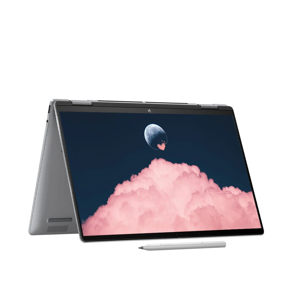 Laptop HP Envy X360 14 fc0158TU - AY8W6PA (Ultra 7 155U/ Ram 16GB/ SSD 512GB/ Touch/ Win 11 Home/ 1Y/ Bạc)