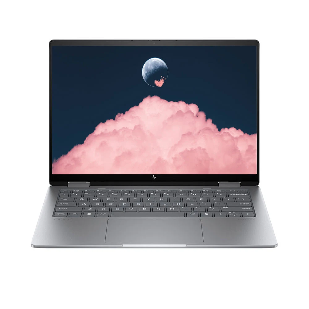 Laptop HP Envy X360 14 fc0158TU - AY8W6PA (Ultra 7 155U/ Ram 16GB/ SSD 512GB/ Touch/ Win 11 Home/ 1Y/ Bạc) - Ảnh 2