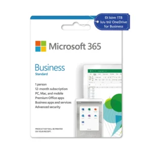 Phần mềm Microsoft 365 Bus Std Retail All Lng APAC EM SubPKL 1YR Onln DwnLd NR KLQ-00209 - Key điện tử
