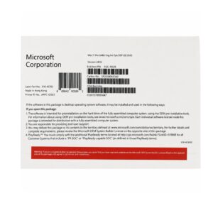 Phần mềm Microsoft Windows Pro 11 64Bit Eng Intl 1pk DSP OEI DVD (FQC-10528)