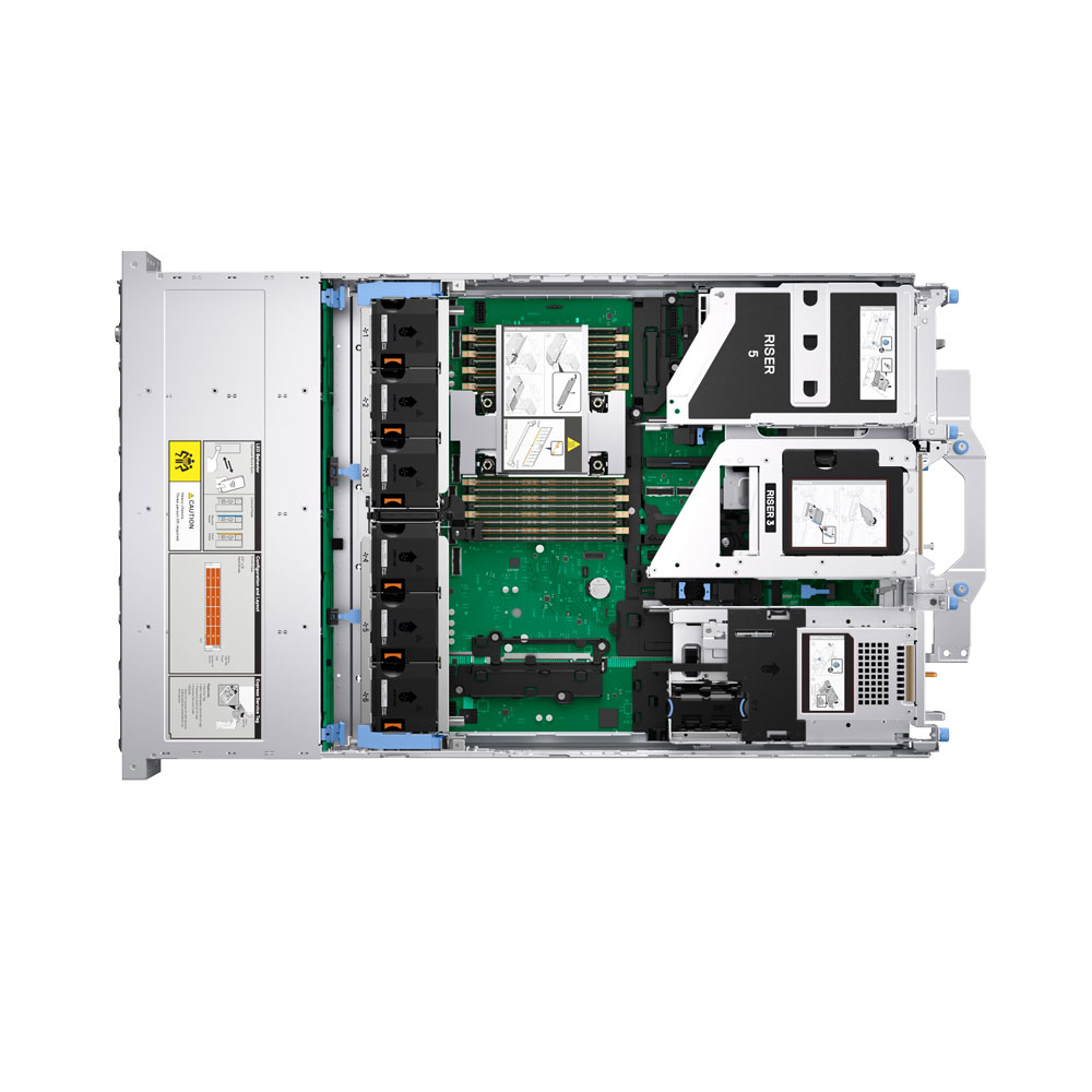 Máy chủ Dell PowerEdge R570 (Intel Xeon 6511P/ 16GB RDIMM/ 4TB HDD/ 2x800W) - Ảnh 5