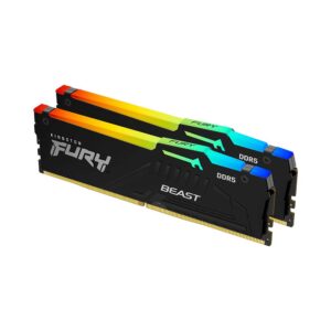RAM PC Kingston FURY Beast RGB 32GB (2x16GB) DDR5 6000Mhz (KF560C36BBE2AK2-32WP)